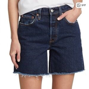 Levi's 501 Mid Thigh Shorts Women’s Jeans 27 w